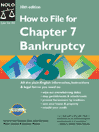 How to File for Chapter 7 Bankruptcy By Stephen Elias